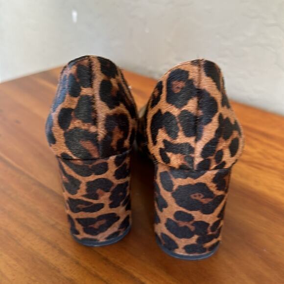 1. State animal print calf hair chunky heel pointed toe size 6.5 - Picture 3 of 5